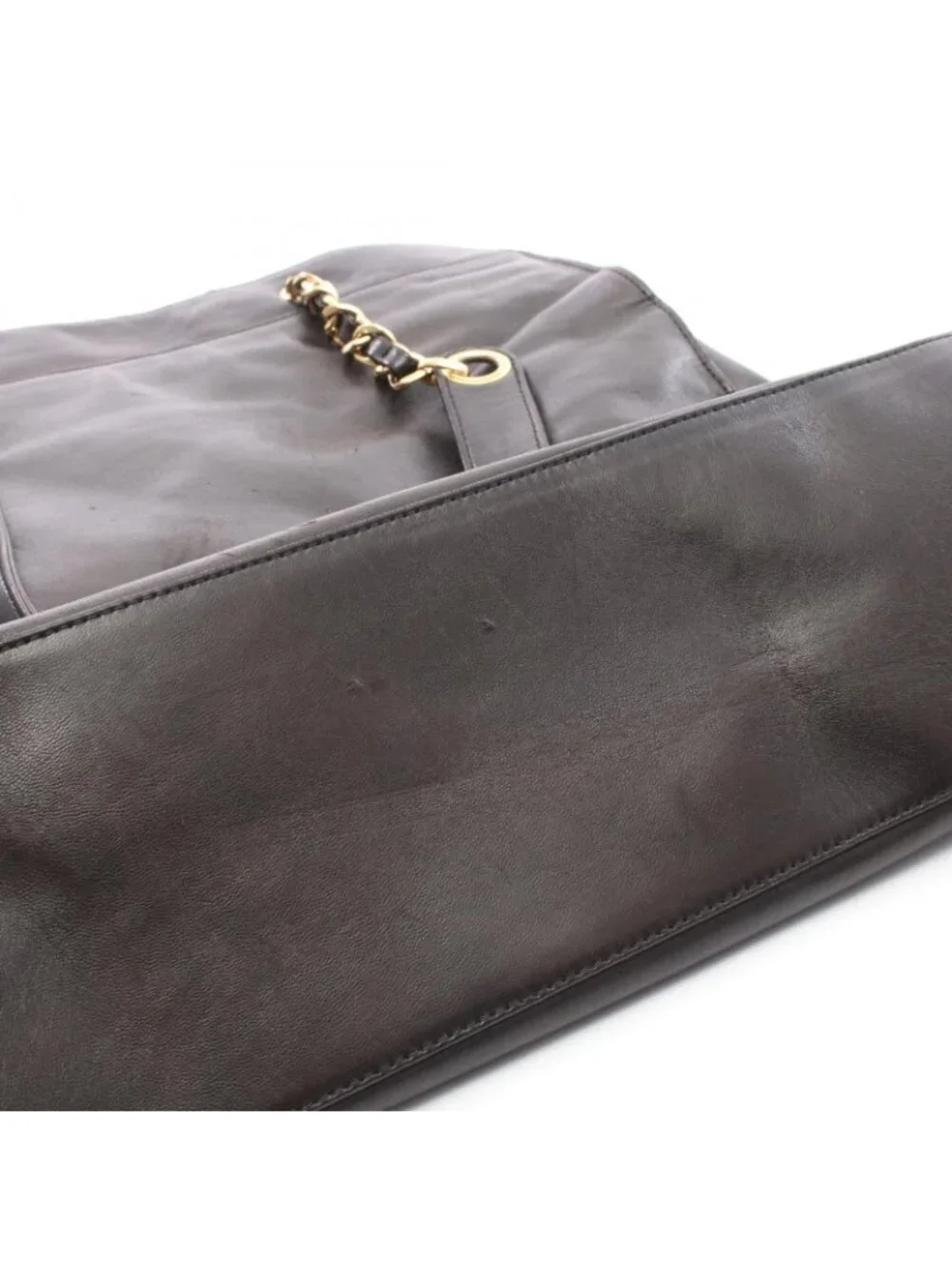 Chanel Tote CC Logo Black Lambskin CC Chain